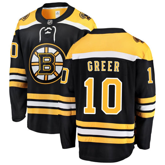 A.J. Greer Boston Bruins Fanatics Branded Home Breakaway Jersey &#8211; Black